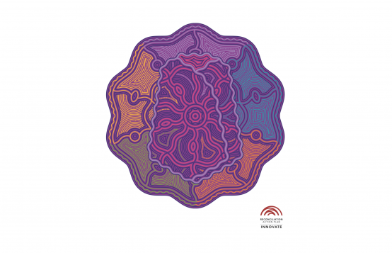 Original design by Marcus Lee Design for the Peter MacCallum Cancer Centre’s Reconciliation Action Plan (RAP)*